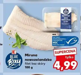Kaufland Miruna nowozelandzka filet bez skóry Blue Bay oferta