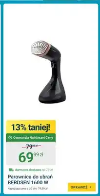 ERLI Parownica do ubrań Berdsen 1600W oferta