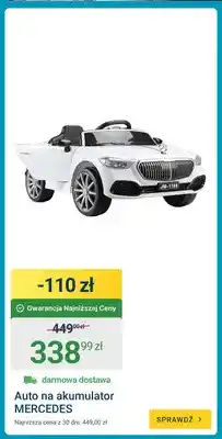 ERLI Auto na akumulator MERCEDES oferta