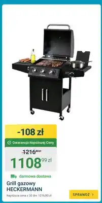 ERLI Grill gazowy Heckermann oferta