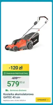 ERLI Kosiarka akumulatorowa Gatec 43 cm oferta