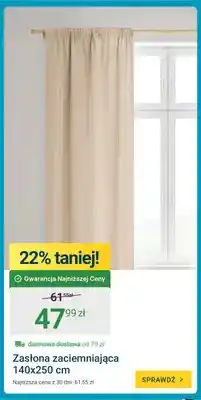 ERLI Zasłona zaciemniająca oferta