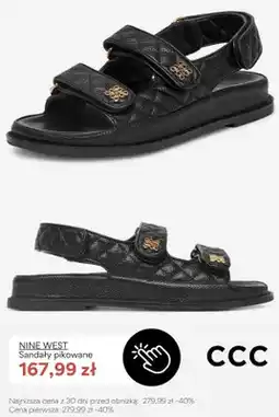 CCC Sandały pikowane Nine West oferta