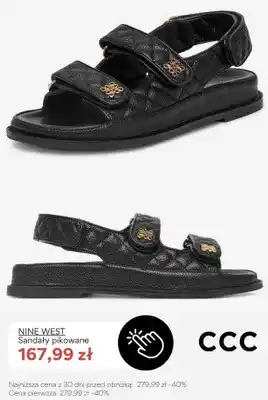 Sandały pikowane Nine West