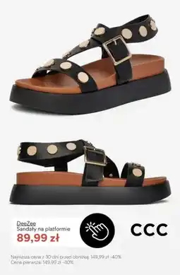 CCC Sandały na platformie DeeZee oferta