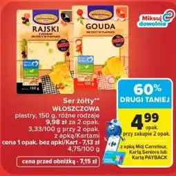 Carrefour Ser żółty WŁOSZCZOWA oferta