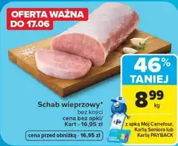 Carrefour Schab wieprzowy bez kości oferta
