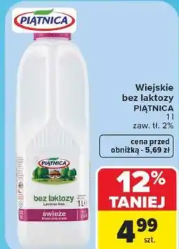 Carrefour Wiejskie bez laktozy PIĄTNICA oferta