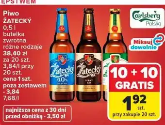 Carrefour Piwo ŽATECKÝ oferta