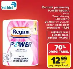 Carrefour Ręcznik papierowy POWER REGINA oferta
