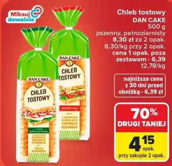 Carrefour Chleb tostowy DAN CAKE oferta