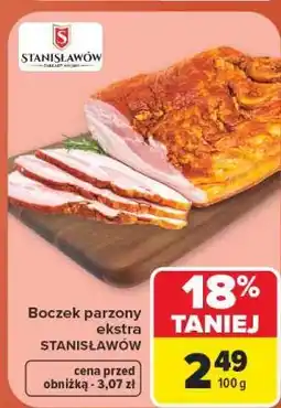 Carrefour Boczek parzony ekstra Stanisławów oferta