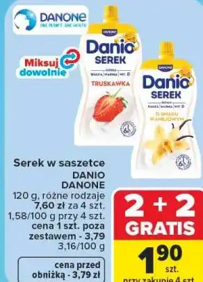 Serek w saszetce Danio Danone