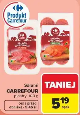 Carrefour Carrefour Salami plastry oferta