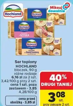 Carrefour Ser topiony Hochland bloczek oferta