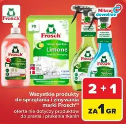 Carrefour Wszystkie produkty do sprzątania i zmywania marki Frosch oferta
