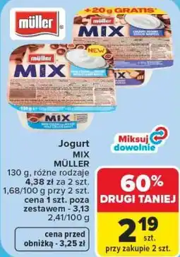 Carrefour Jogurt Mix Müller oferta