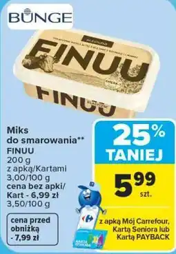 Carrefour Miks do smarowania Finuu oferta