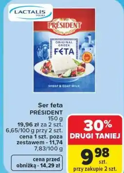 Carrefour Ser feta Président oferta