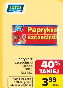 Carrefour Paprykarz szczeciński Łosoś oferta