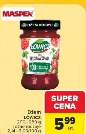 Carrefour Dżem ŁOWICZ oferta