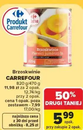 Carrefour Brzoskwinie CARREFOUR oferta