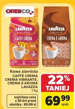Carrefour Kawa ziarnista LAVAZZA oferta