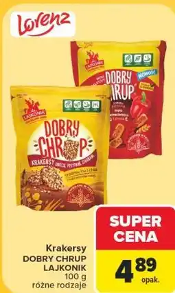 Carrefour Krakersy DOBRY CHRUP LAJKONIK oferta