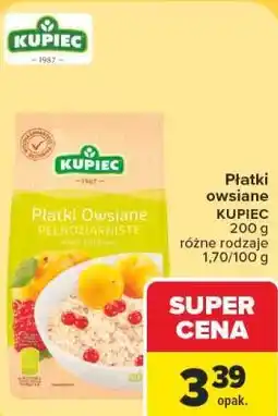 Carrefour Płatki owsiane KUPIEC oferta