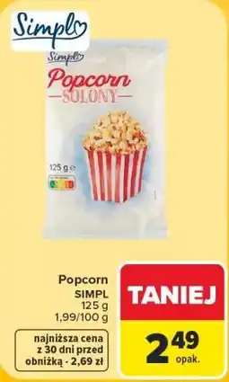 Carrefour Popcorn SIMPL oferta