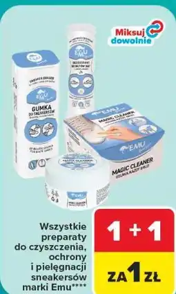 Carrefour Wszystkie preparaty do czyszczenia, ochrony i pielęgnacji sneakersów marki Emu oferta