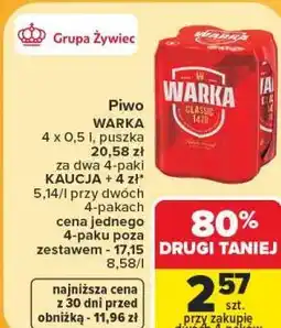 Carrefour Piwo Warka oferta