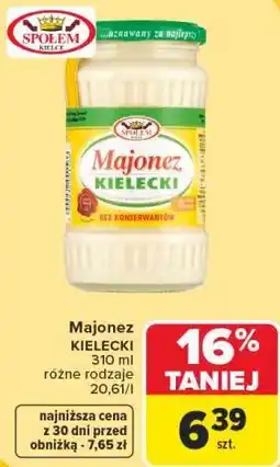 Carrefour Majonez KIELECKI oferta