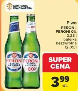 Carrefour Piwo Peroni, Peroni 0% oferta