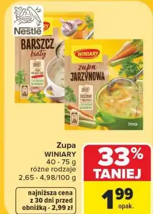 Carrefour Zupa Winiary oferta