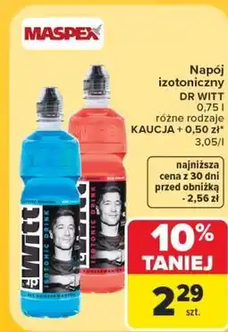 Carrefour Napój izotoniczny DR WITT oferta