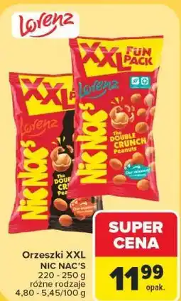 Carrefour Orzeszki XXL NIC NAC'S oferta