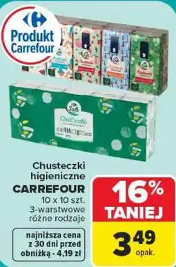 Carrefour Chusteczki higieniczne CARREFOUR oferta