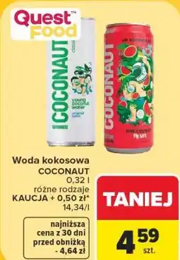 Carrefour Woda kokosowa Coconaut oferta