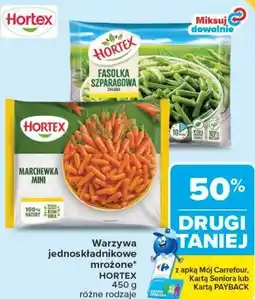 Carrefour Hortex Warzywa jednoskładnikowe mrożone oferta