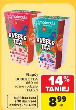 Carrefour Napój BUBBLE TEA Molecula oferta