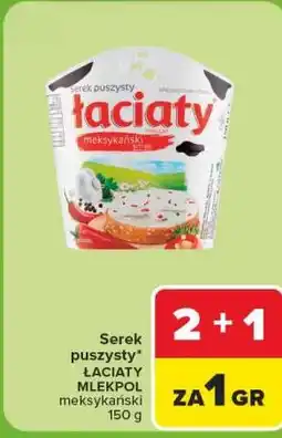 Carrefour Serek puszysty Łaciaty Mlekpol oferta