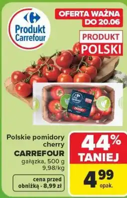Carrefour Polskie pomidory cherry Carrefour oferta