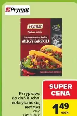 Carrefour Przyprawa do dań kuchni meksykańskiej PRYMAT oferta
