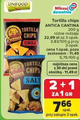 Carrefour Tortilla chips Antica Cantina oferta