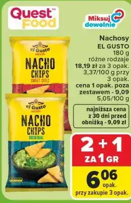 Carrefour Nachosy El Gusto oferta