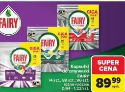 Carrefour Fairy Kapsułki do zmywarki oferta