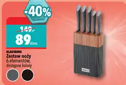 Biedronka KLAUSBERG Zestaw noży 6 elementów, dostępne kolory oferta
