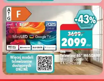 Biedronka Telewizor 65 Chiq M65QN9V oferta