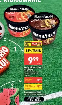 Biedronka Lody Manhattan Vanilla Chocolate oferta